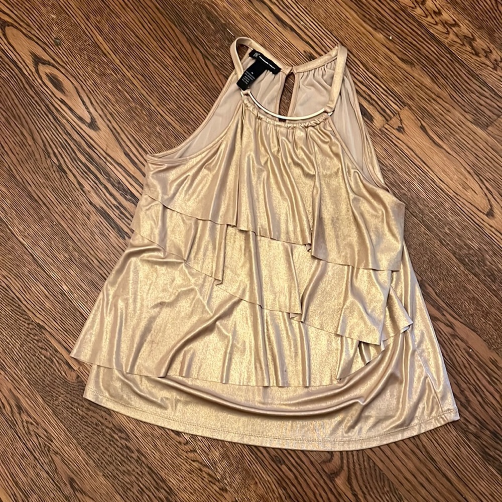 Gold party top